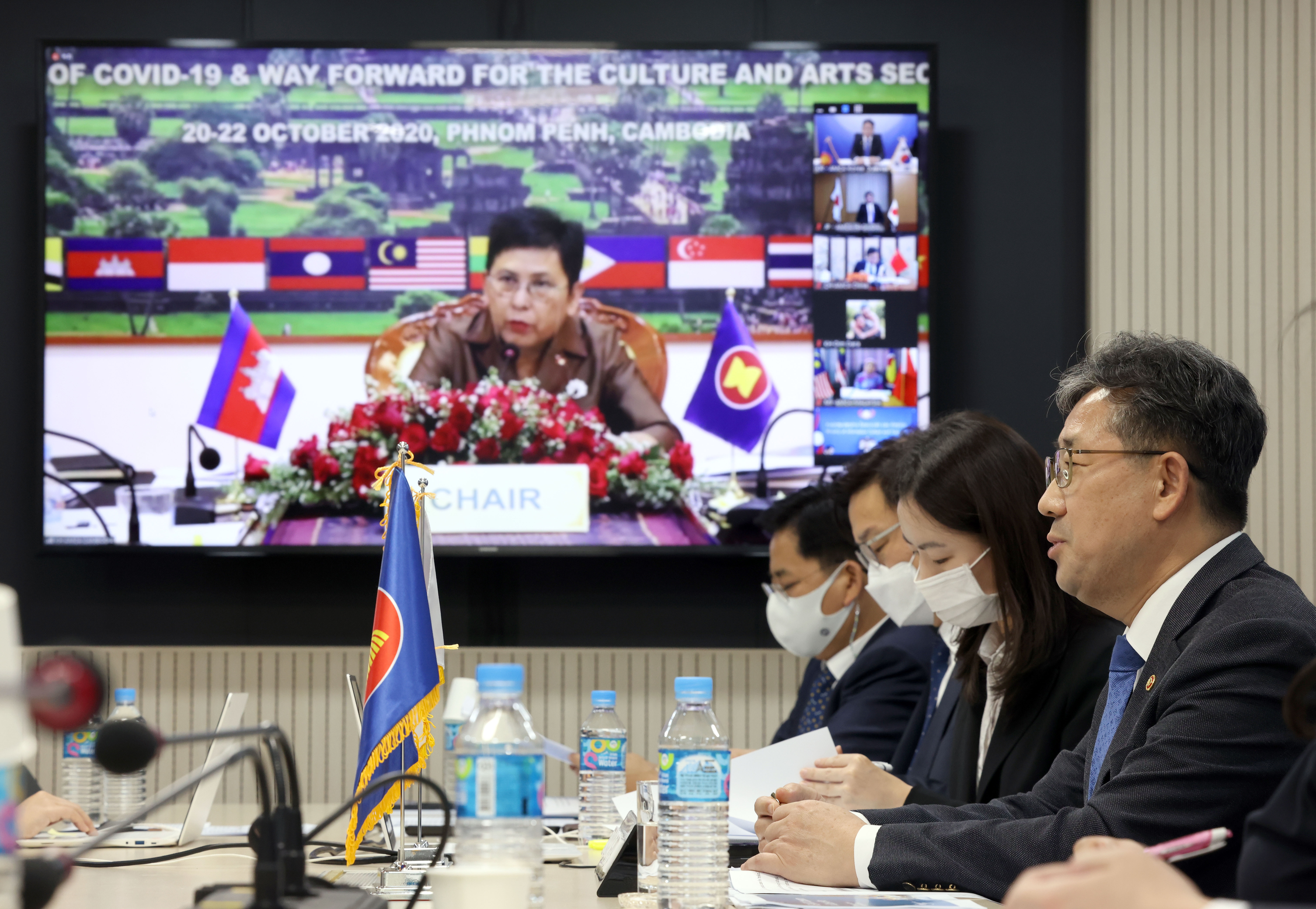 [문화체육관광부] 아세안 10개국과 한‧중‧일 문화장관,  ‘코로나19 상황에서도 문화예술 국제교류는 계속되어야’ 관련사진 1
