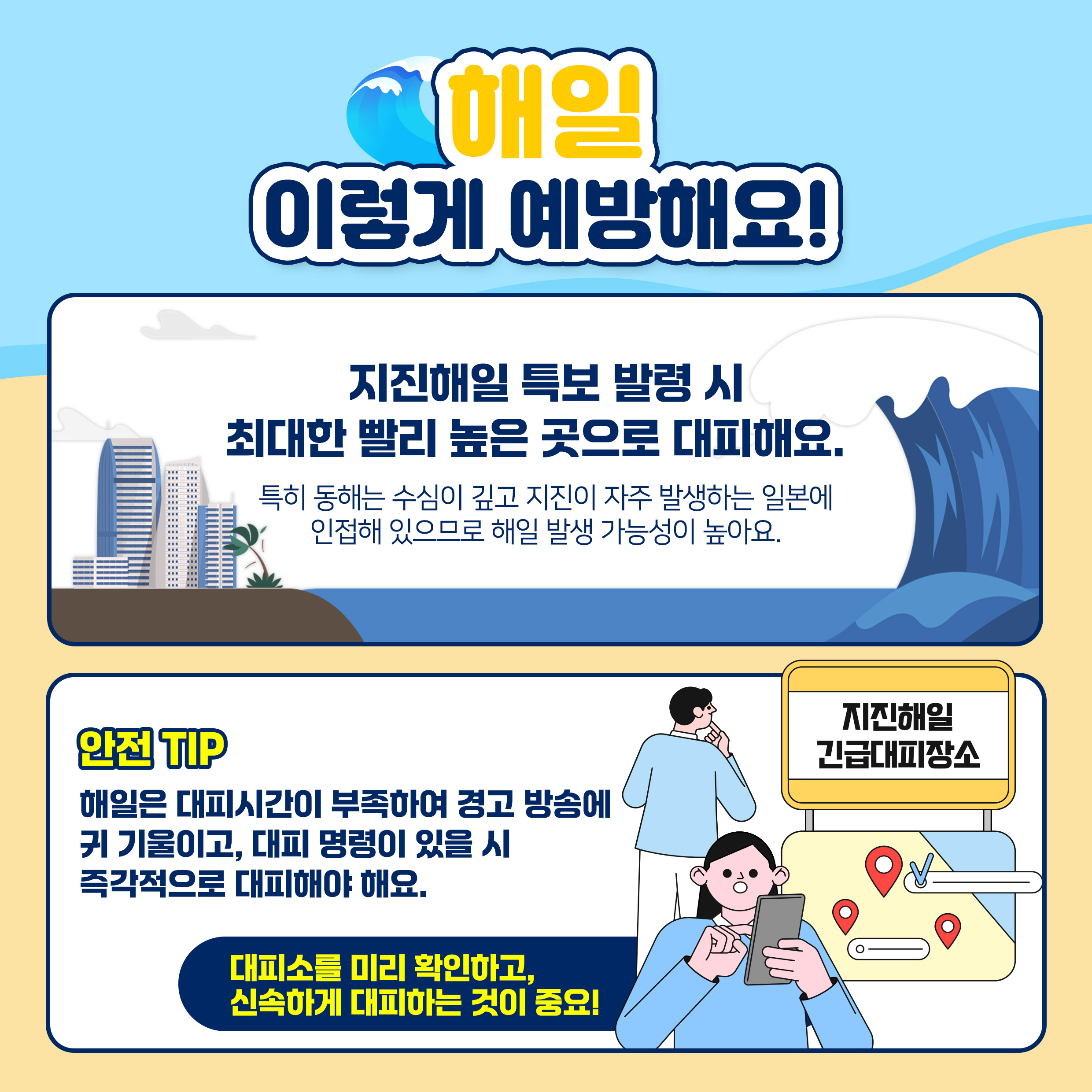 연안재해 이렇게 예방해요! 관련사진 2 보기